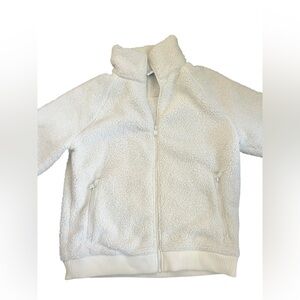 Athleta White In the Clouds Jacket size small